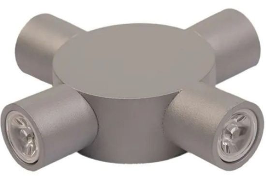 تصویر چراغ LED دکوراتیو چهار طرفه روکار 4وات آفتابی ـ آیدین